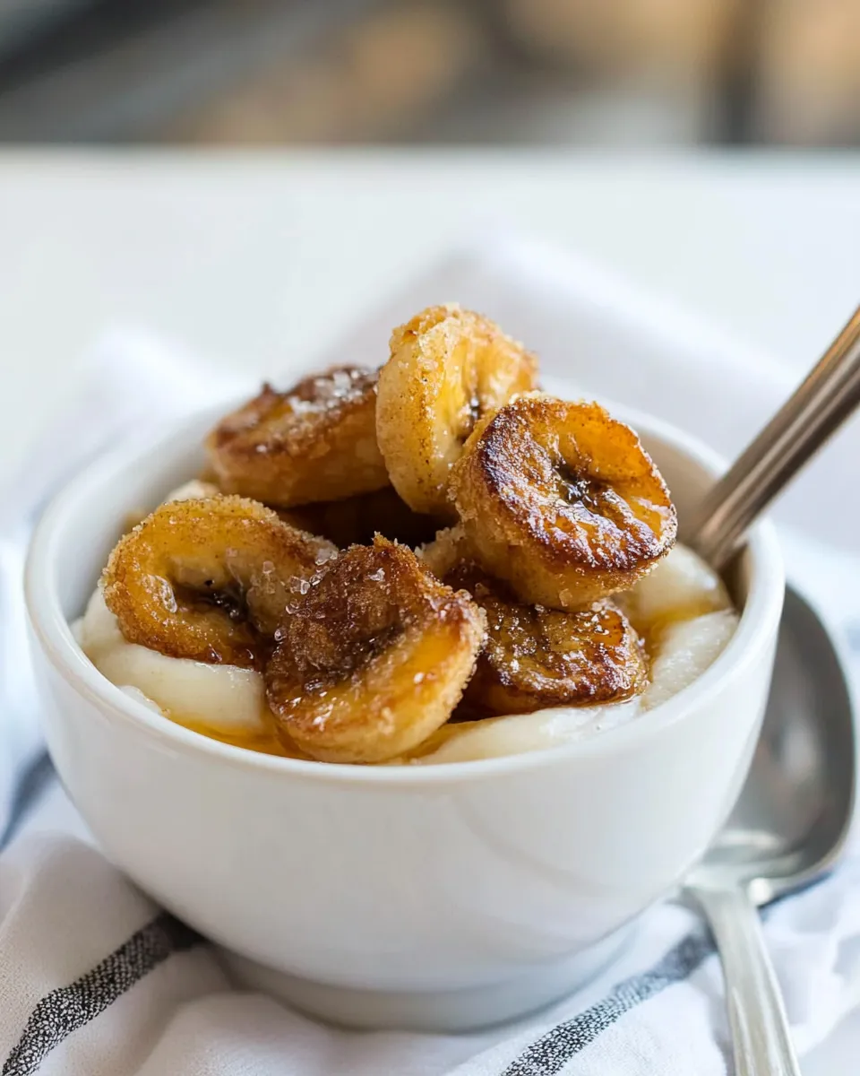 Quick 5 Minute Maple Fried Bananas recipe photo