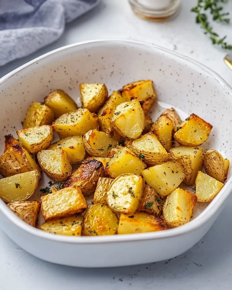 Quick Air-Fryer Diced Potatoes shot