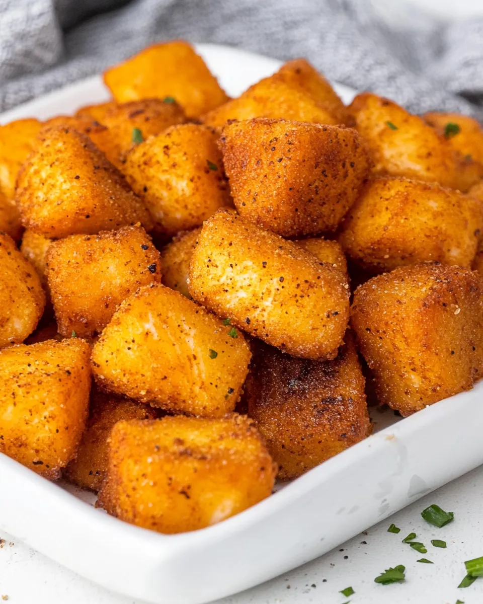 Tasty Air-Fryer Salmon Bites shot