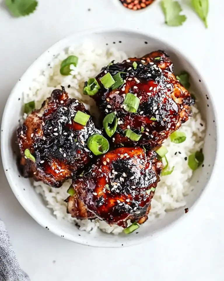 Homemade Air Fryer Asian-Glazed Boneless Chicken Thighs photo