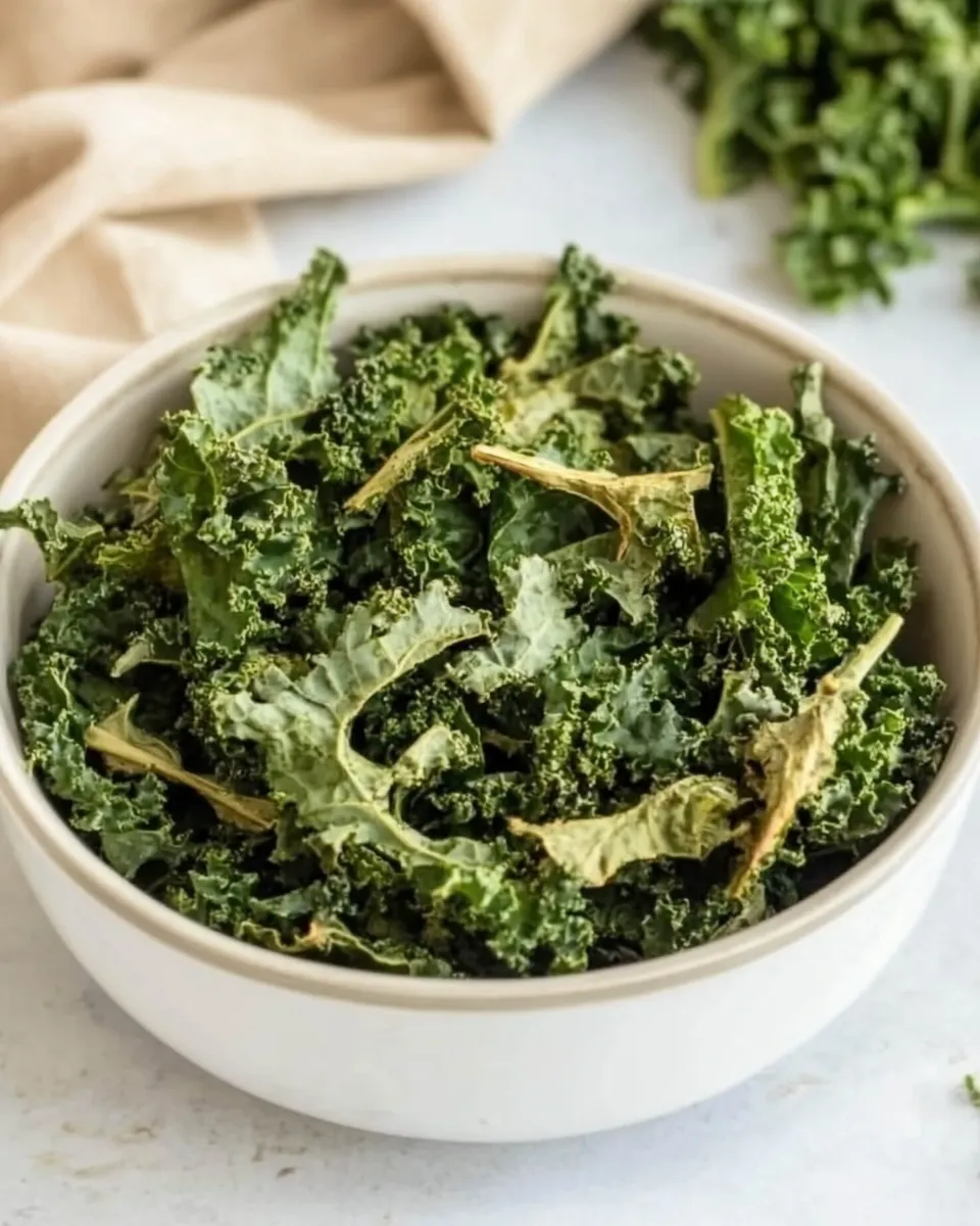 Delicious Air Fryer Kale Chips image