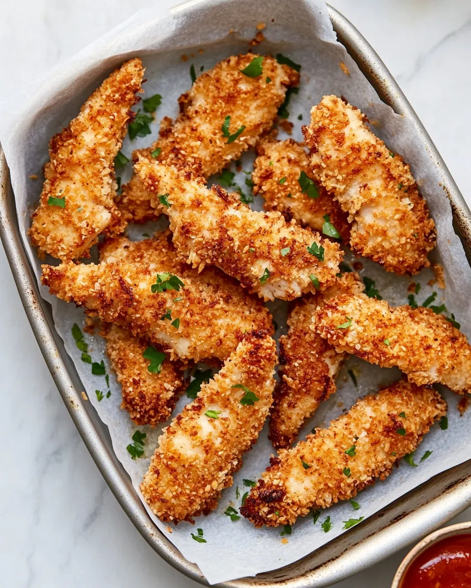 Delicious Air Fryer Panko Chicken Tenders image