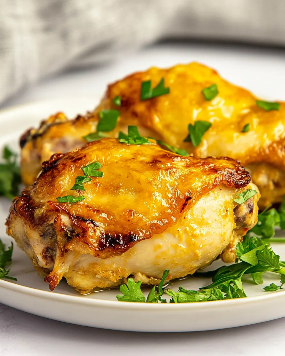 Savory Air Fryer Ranch Chicken Thighs shot