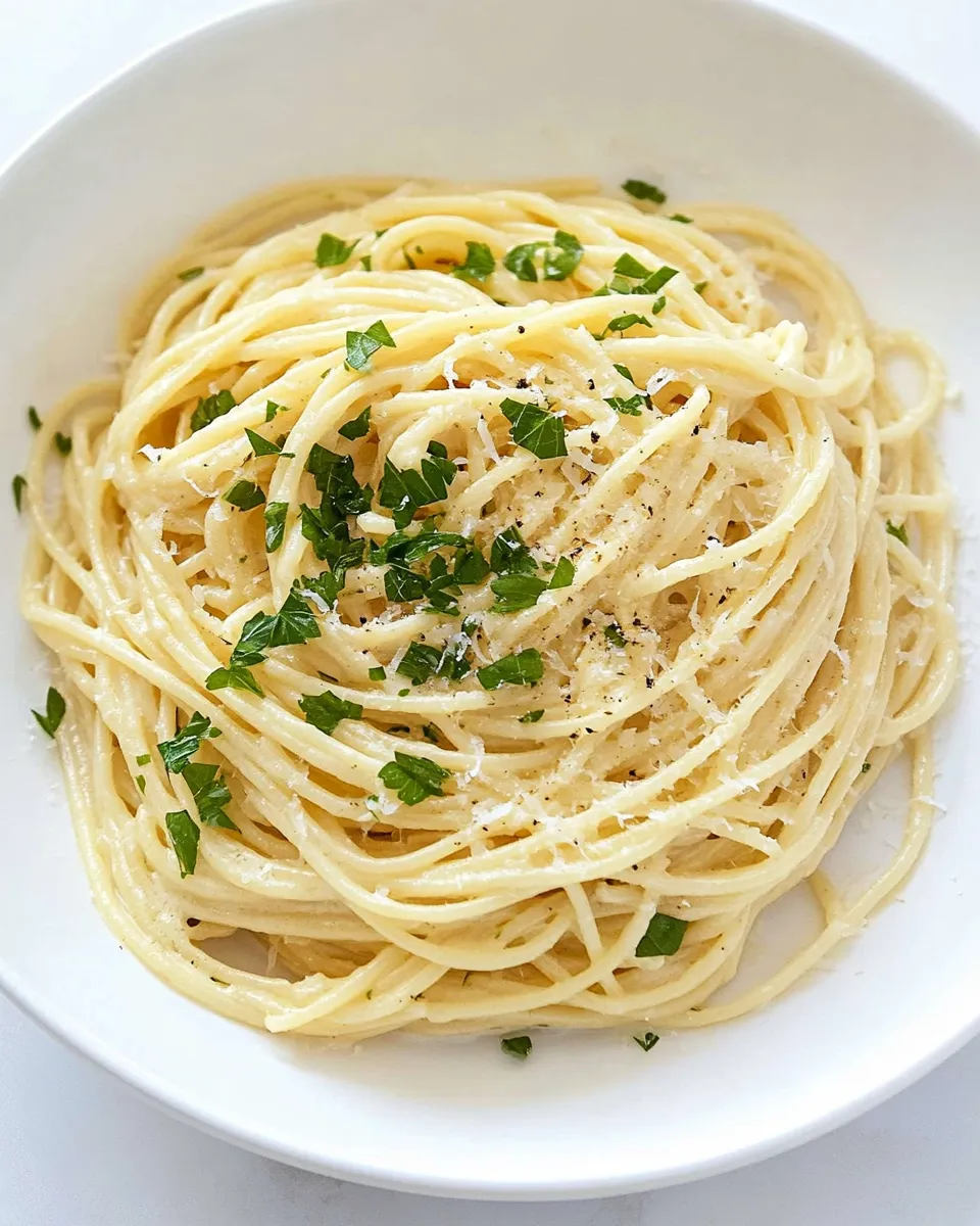 Easy Alfredo Spaghetti recipe photo