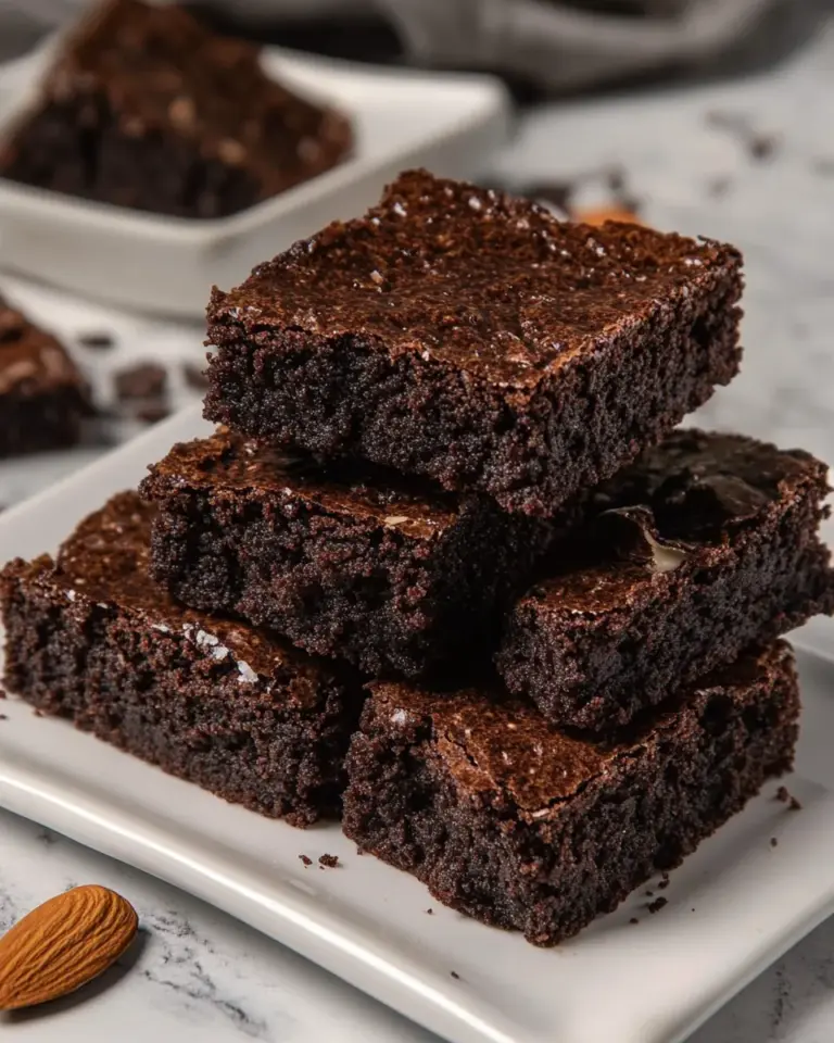 Homemade Almond Butter Brownies photo