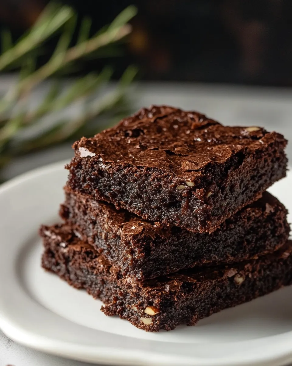 Delicious Almond Butter Brownies shot