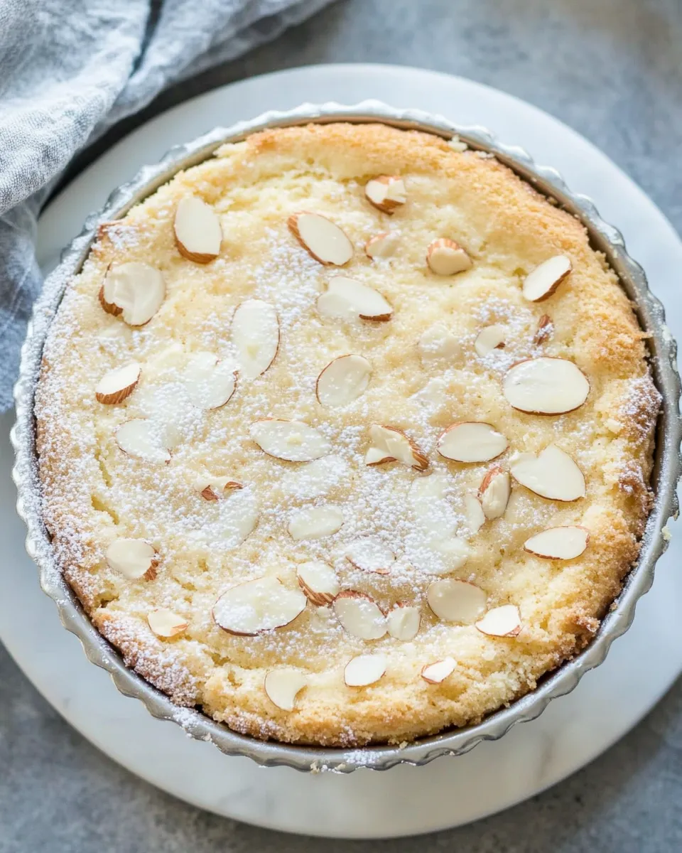 Delicious Almond Butter Cake shot