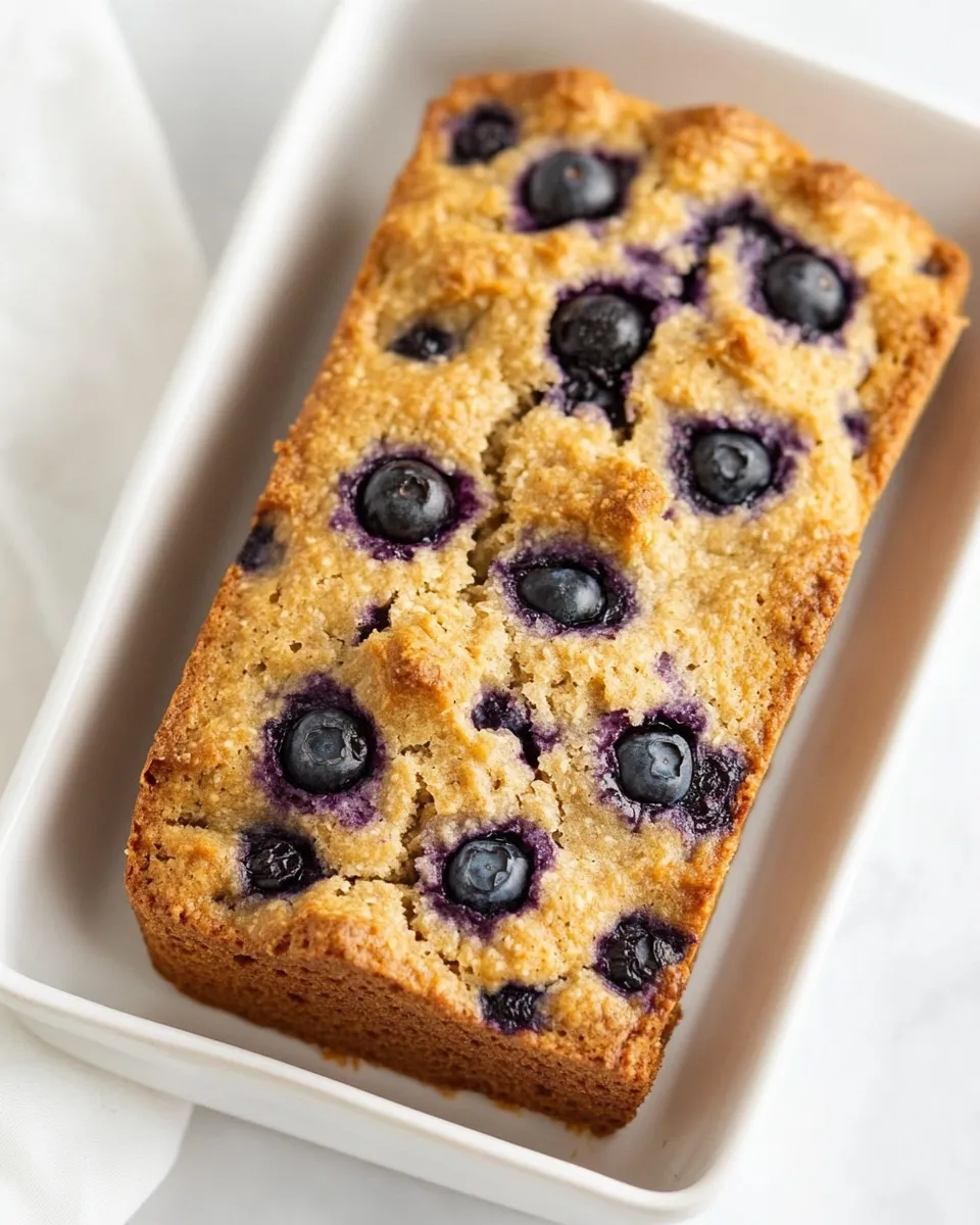 Easy Almond Flour Blueberry Bread (Paleo) dish photo