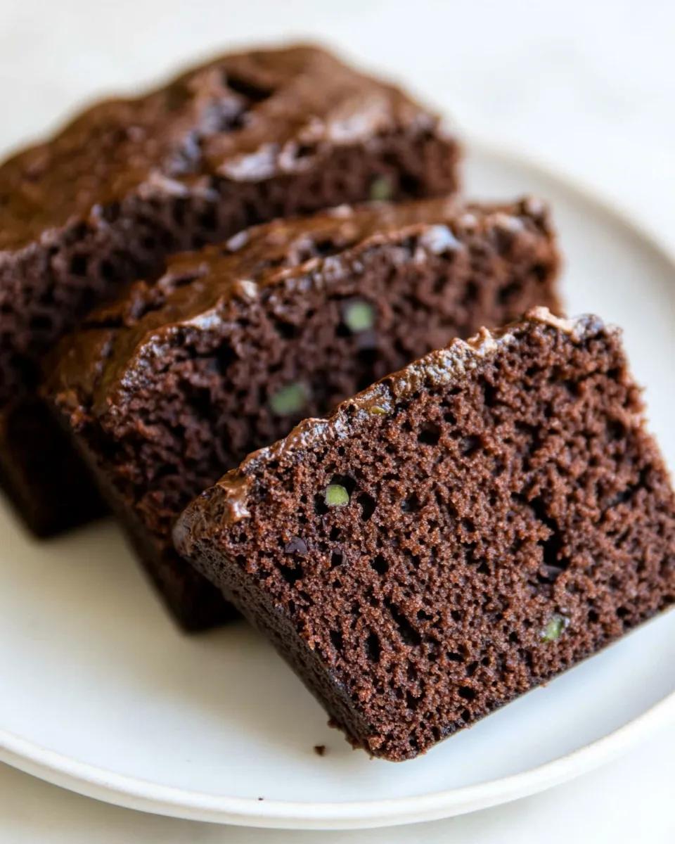 Delicious Almond Flour Double Chocolate Zucchini Bread image