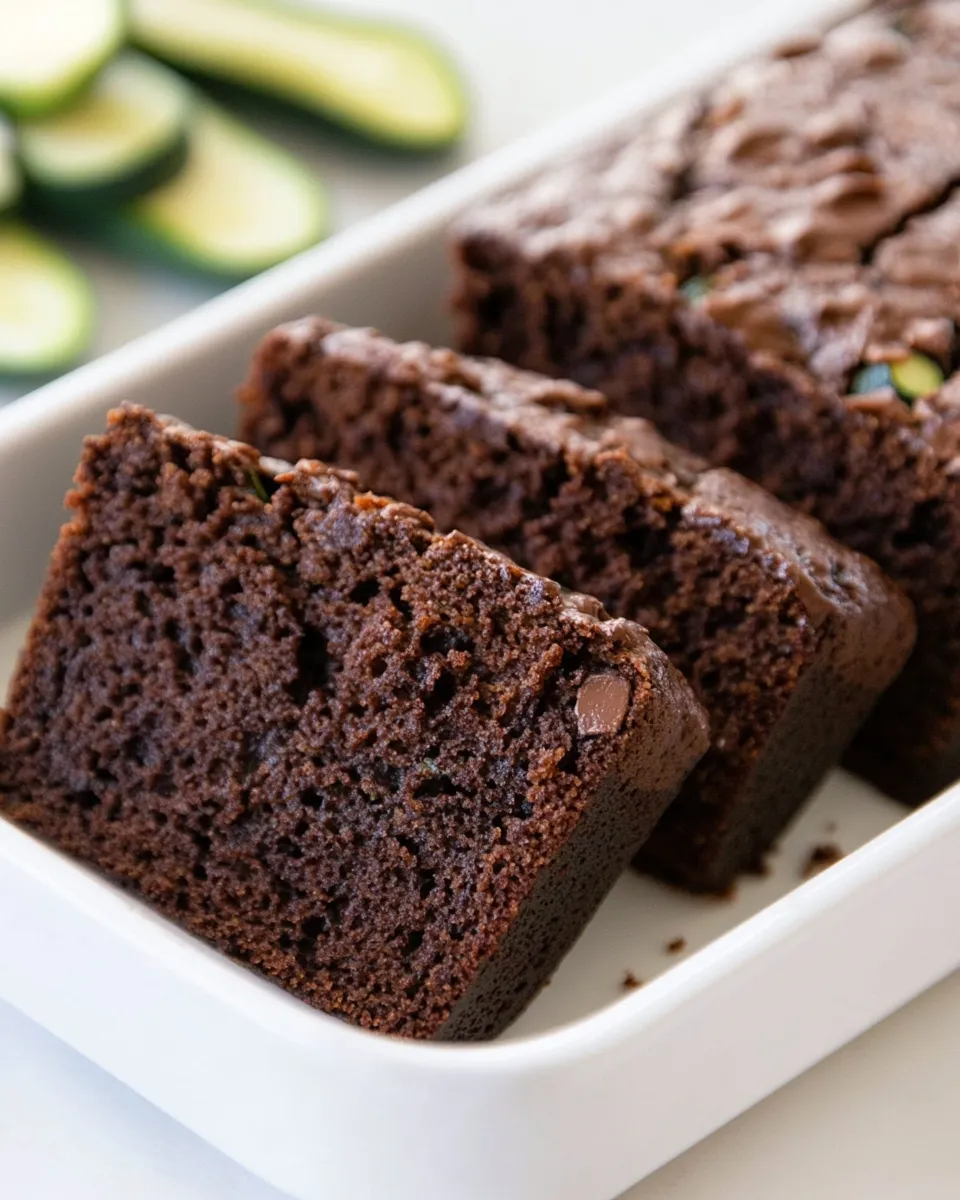 Best Almond Flour Double Chocolate Zucchini Bread shot