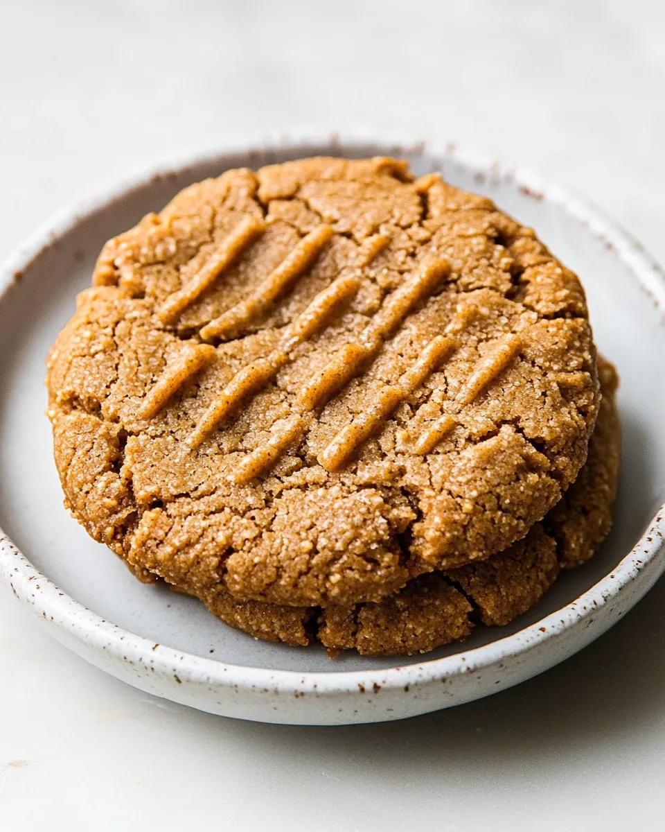 Homemade Almond Flour Peanut Butter Cookies photo