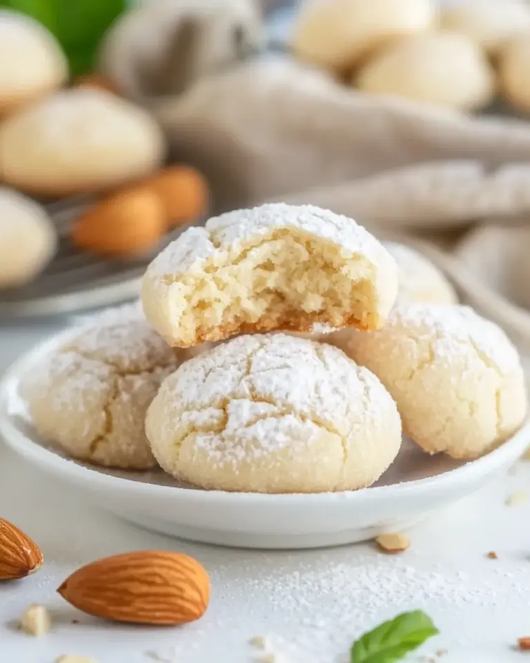 Homemade Amaretti Cookies - Italian Almond Cookies photo