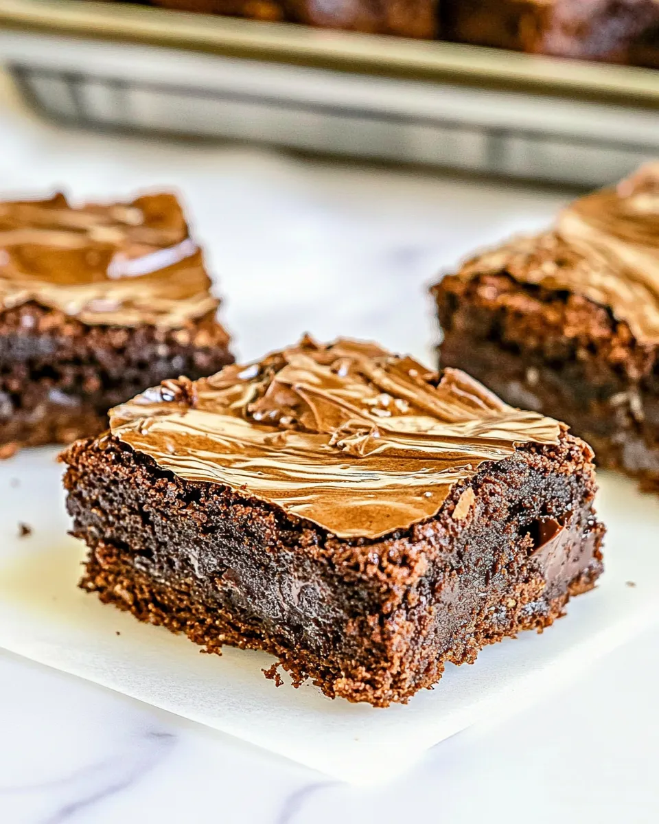 Delicious Andes Creme de Menthe Mint Brownies image