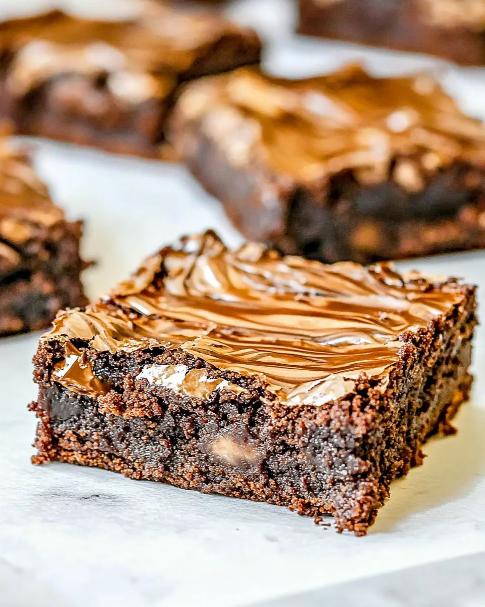 Easy Andes Creme de Menthe Mint Brownies recipe photo