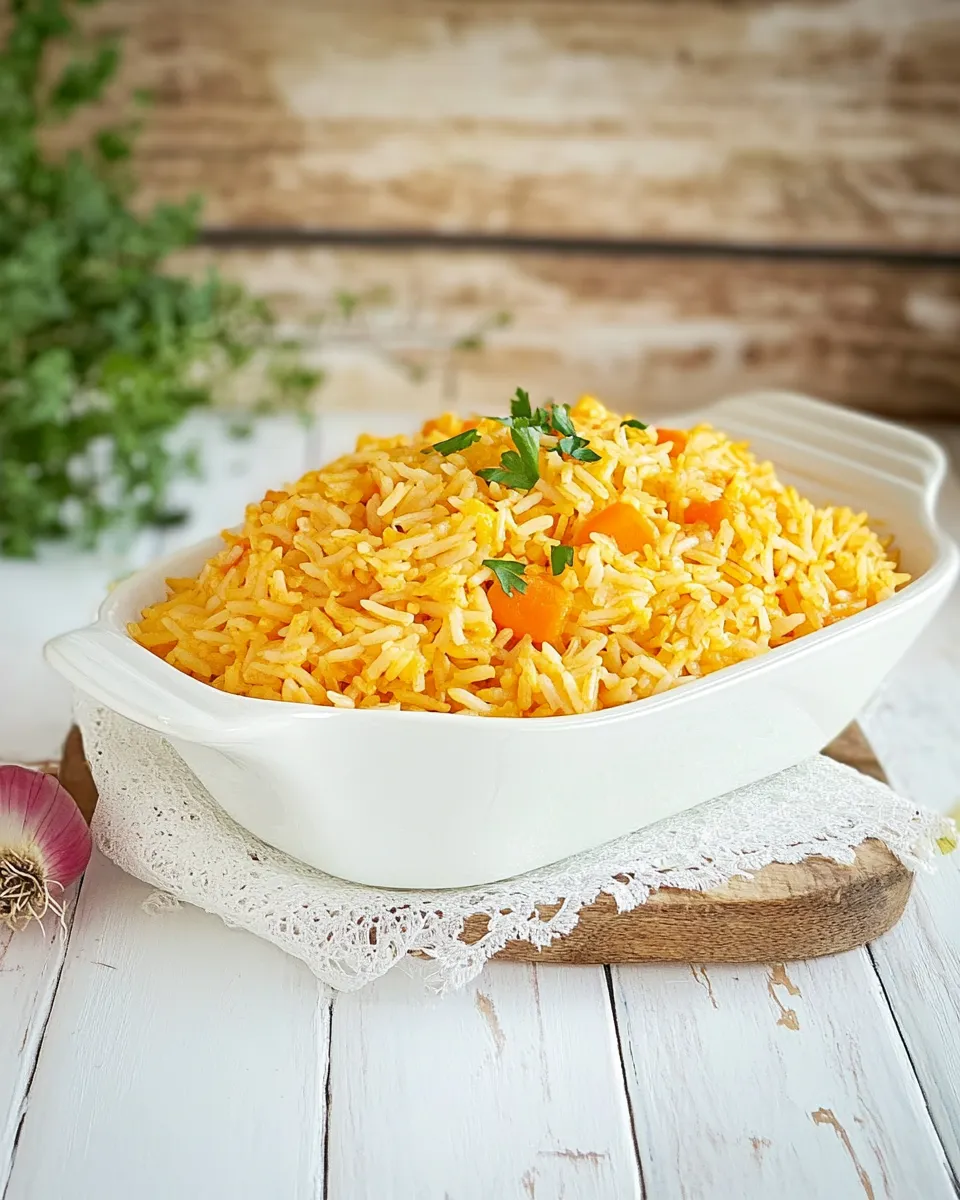 Delicious Arroz Amarillo Recipe (Dominican Yellow Rice w. Carrot & Onion) image