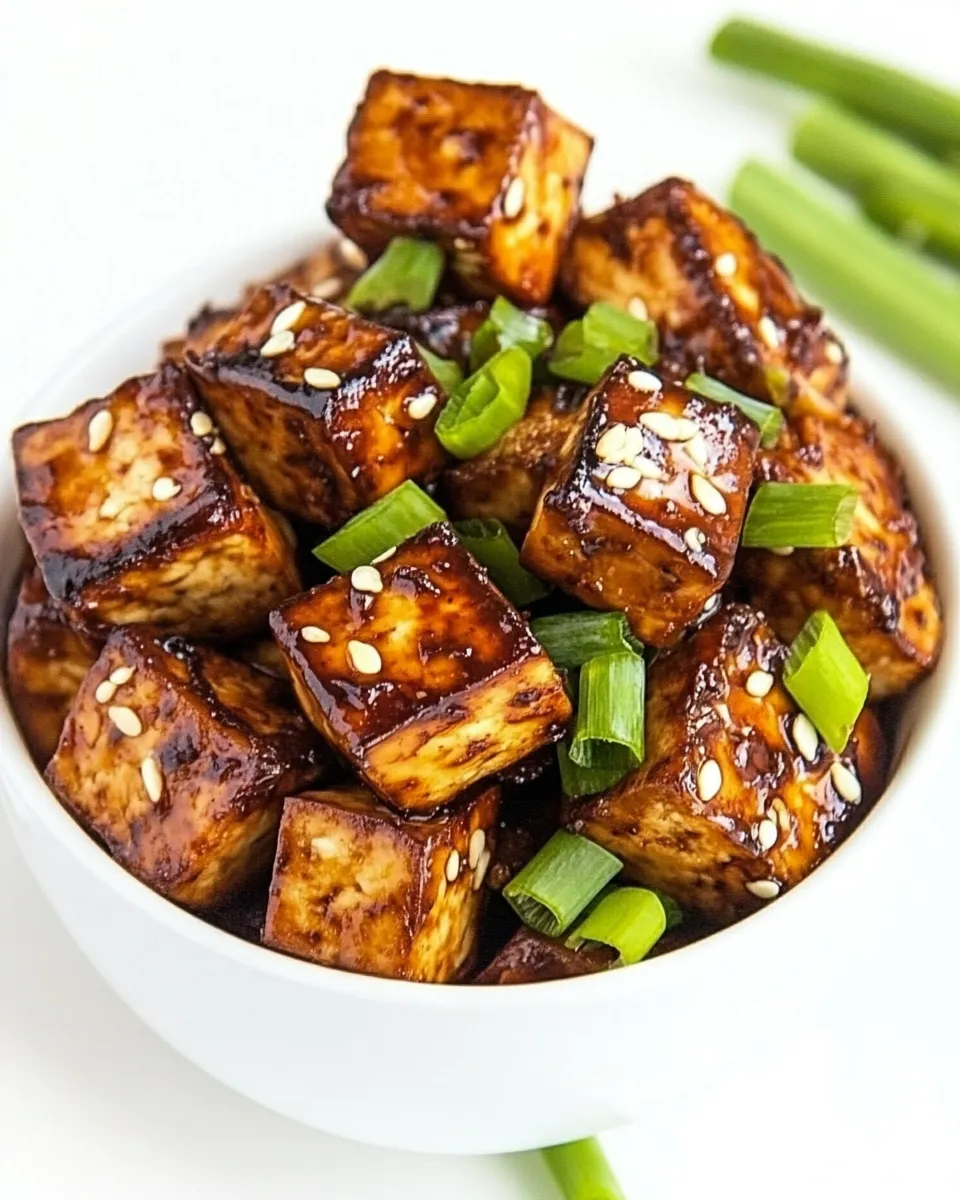 Quick Asian Garlic Tofu (Easy!) image