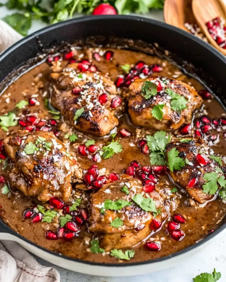 Easy Asian Pomegranate Coconut Chicken Skillet photo