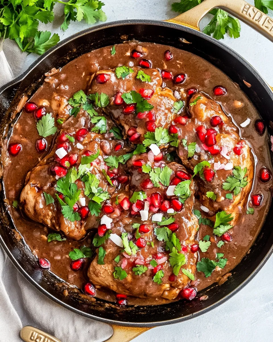 Healthy Asian Pomegranate Coconut Chicken Skillet recipe photo
