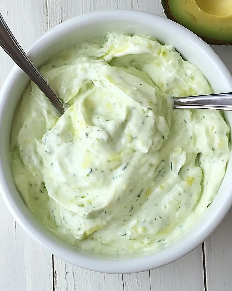 Homemade Avocado Crema Recipe photo