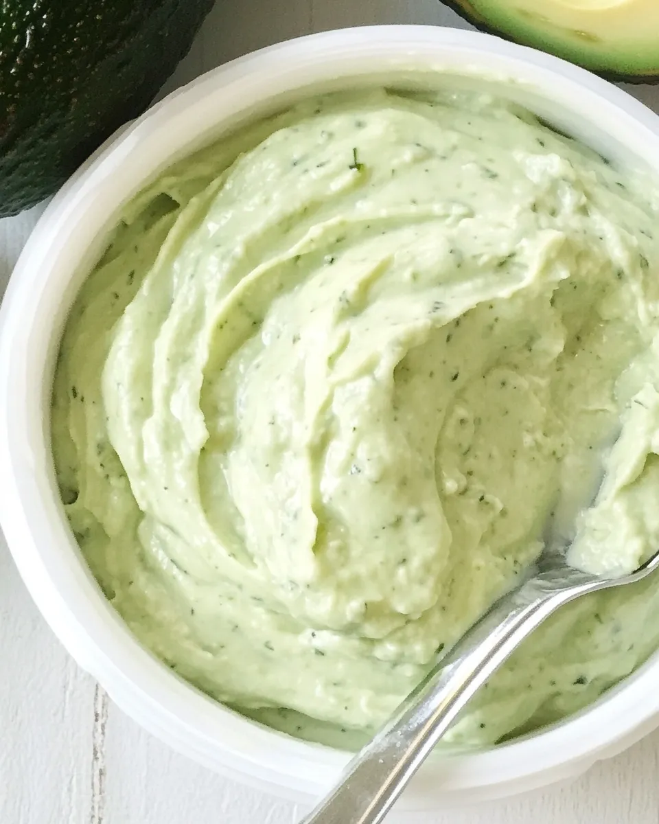 Classic Avocado Crema Recipe image
