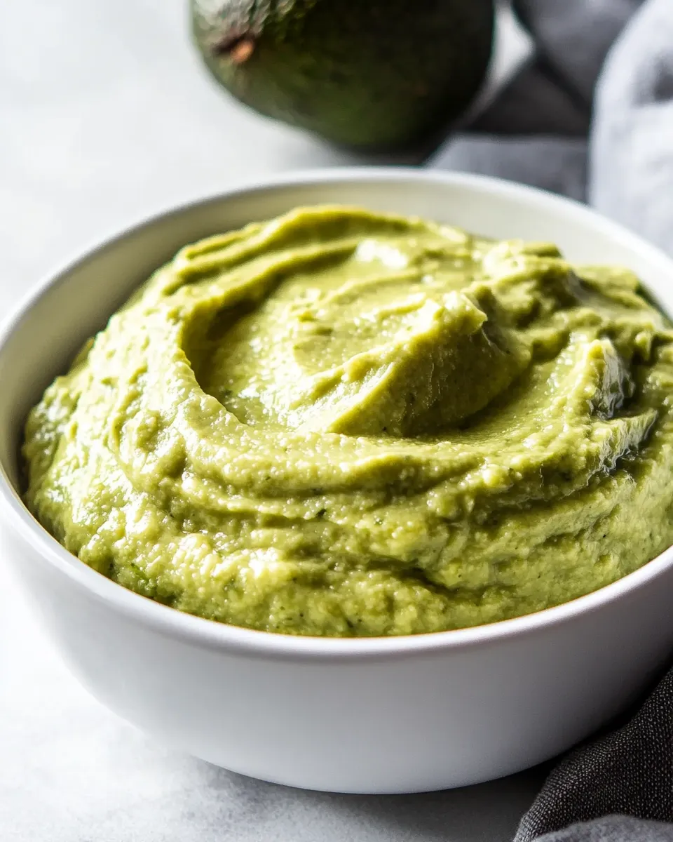 Homemade Avocado Crema Recipe (Avocado Sauce for Tacos) recipe photo