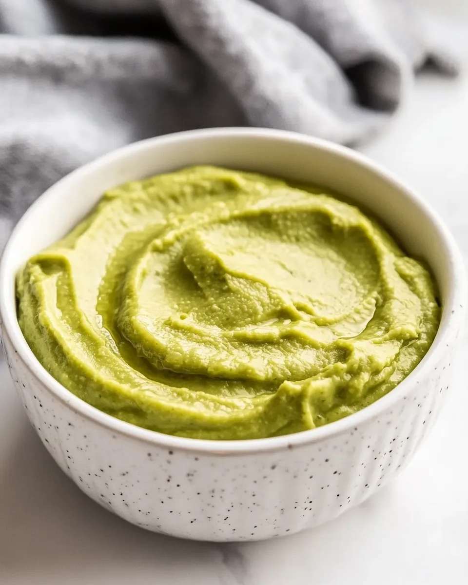 Quick Avocado Crema Recipe (Avocado Sauce for Tacos) shot