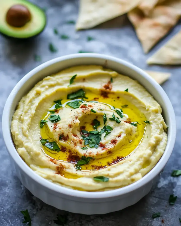 Homemade Avocado and White Bean Dip photo