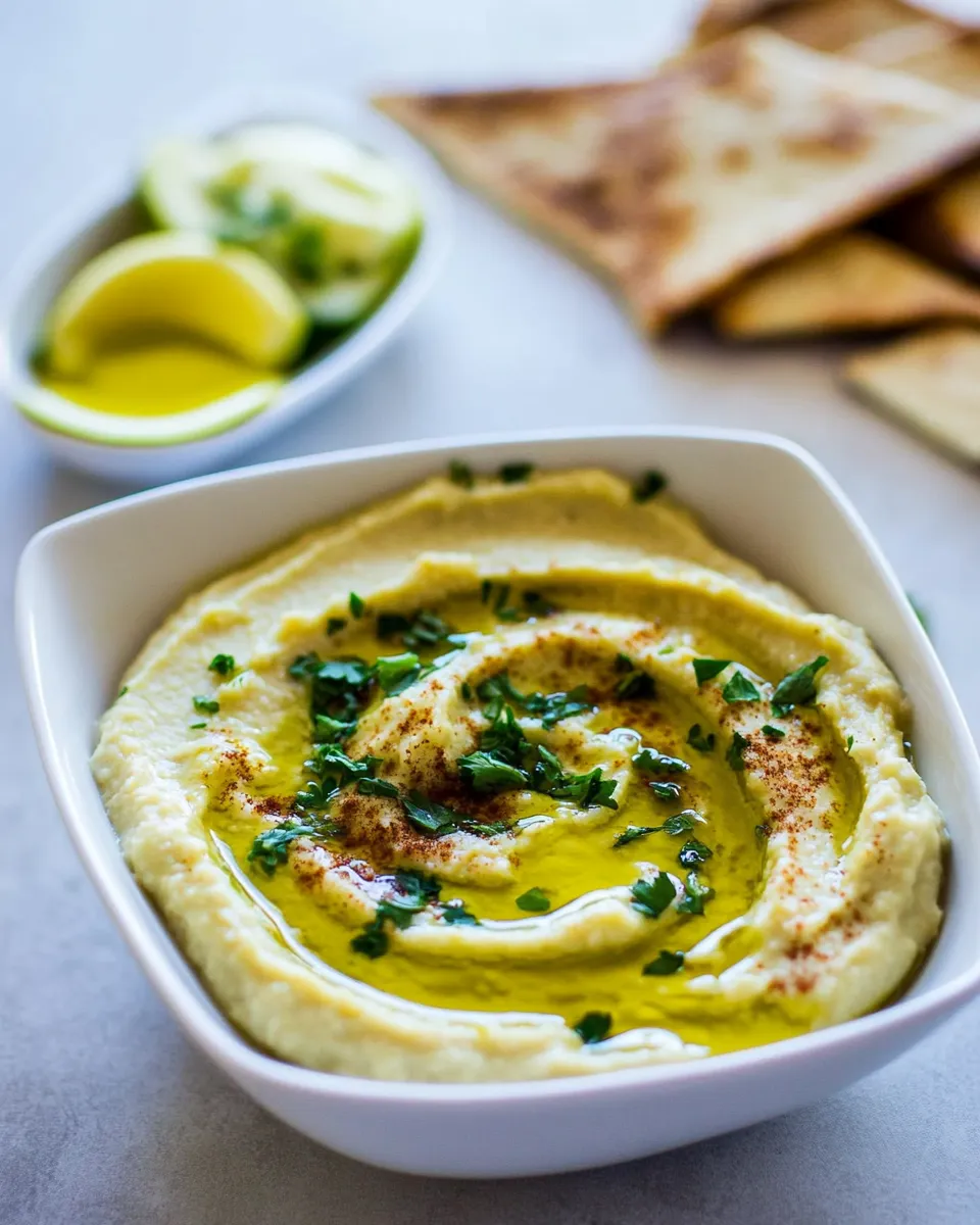 Delicious Avocado and White Bean Dip shot