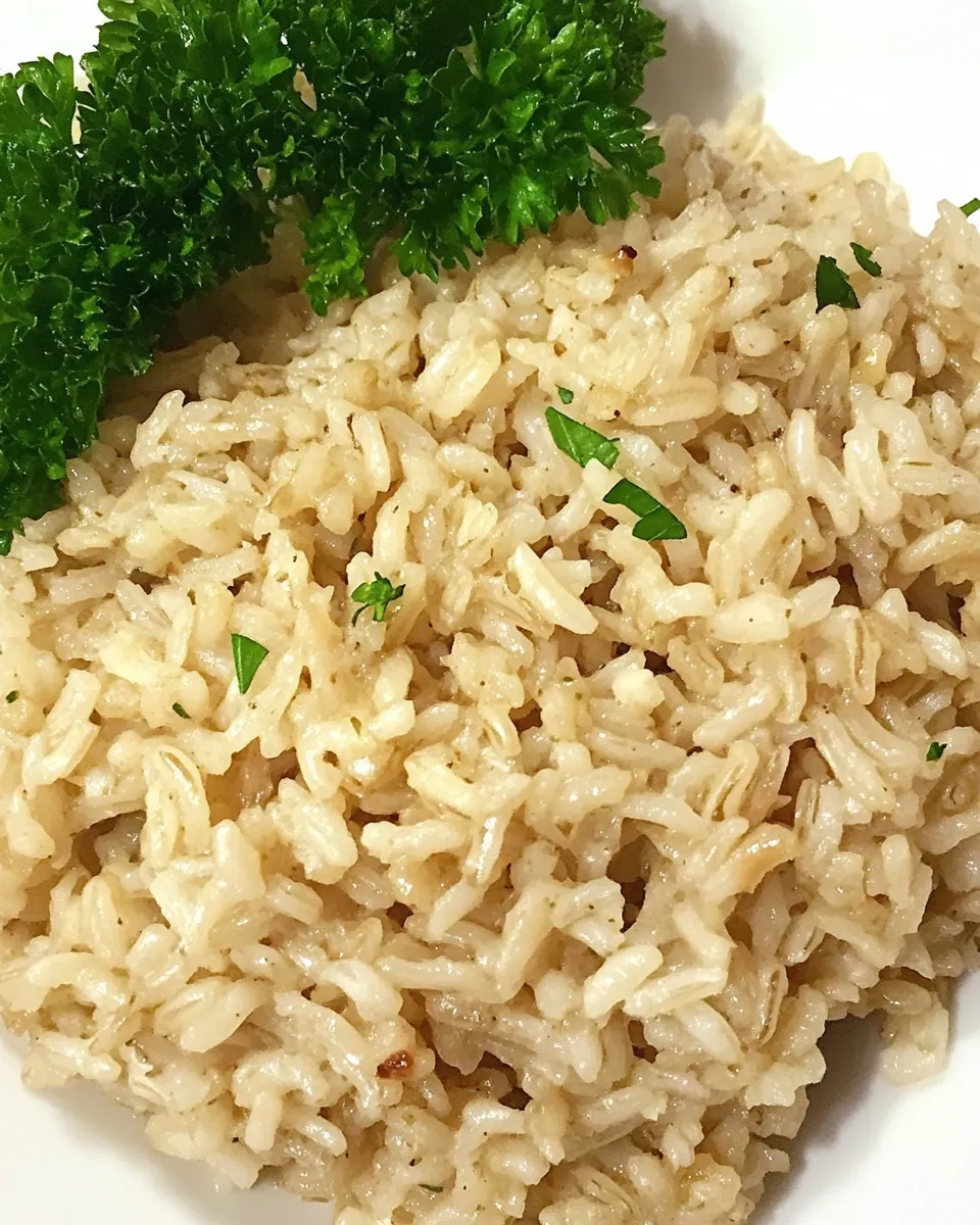 Homemade Baked Brown Rice photo