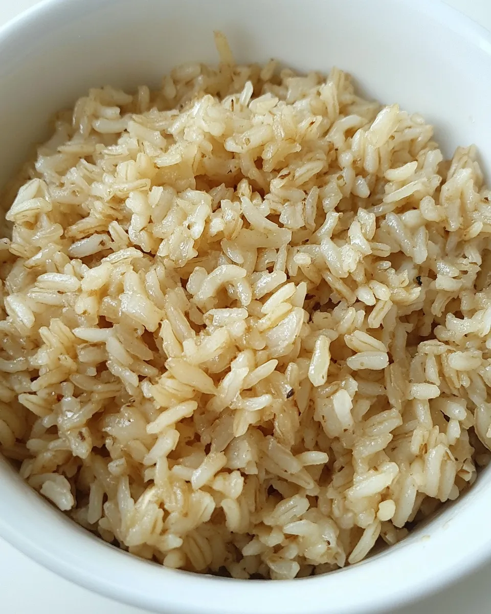 Classic Baked Brown Rice image