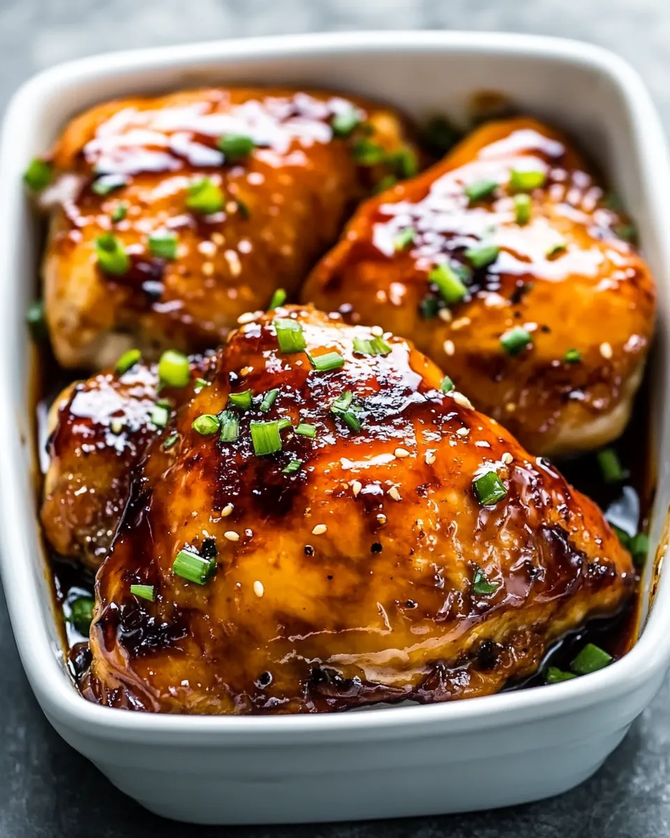 Classic Baked Honey Glazed Chicken Recipe dish photo