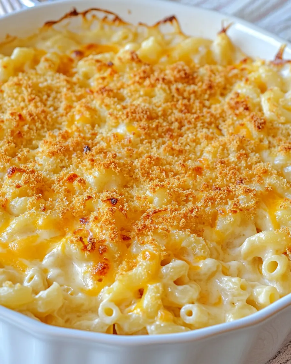 Homemade Baked Mac and Cheese photo