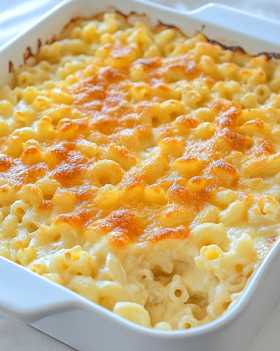 Easy Baked Mac and Cheese recipe photo