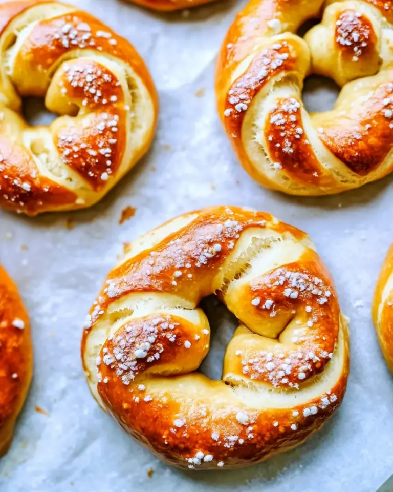 Homemade Baked Soft Pretzels (Step by Step Instructions!) photo
