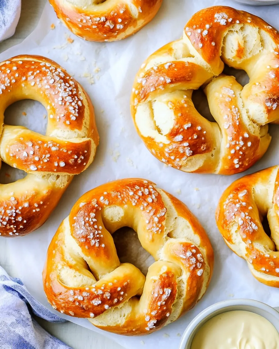 Delicious Baked Soft Pretzels (Step by Step Instructions!) shot