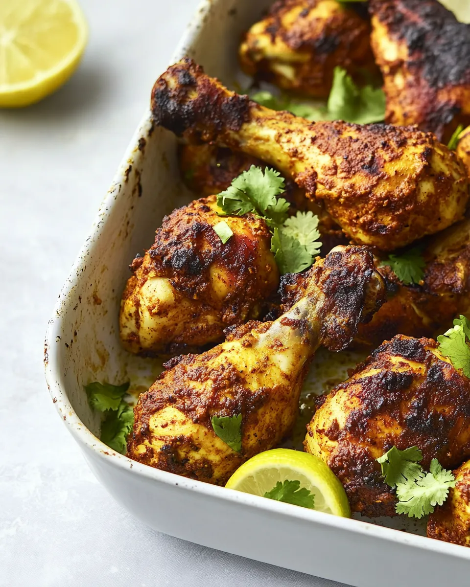 Homemade Baked Tandoori Chicken photo
