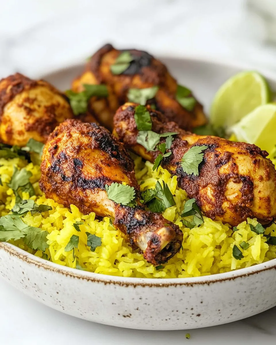 Delicious Baked Tandoori Chicken shot