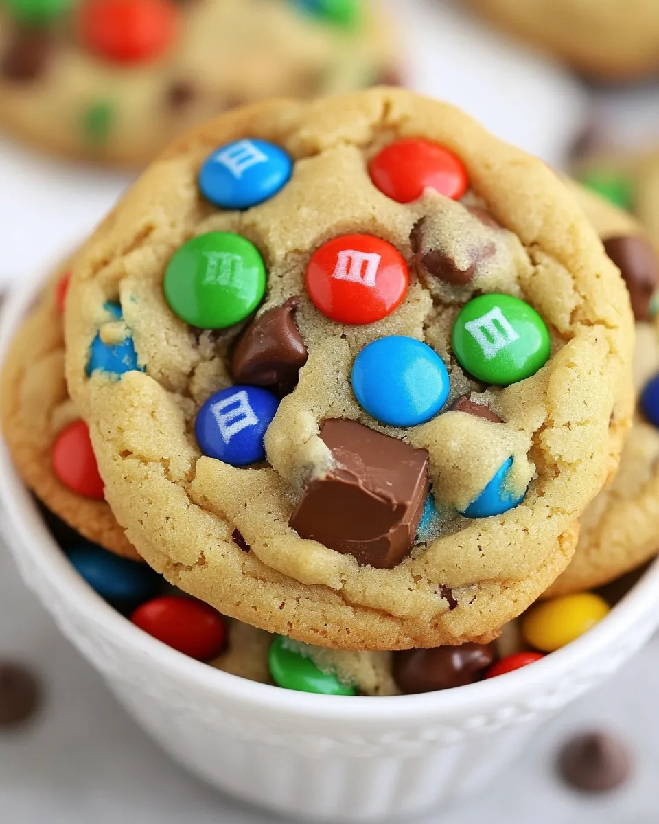 Easy Bakery Style M&Ms and Chocolate Chunk Cookies recipe photo