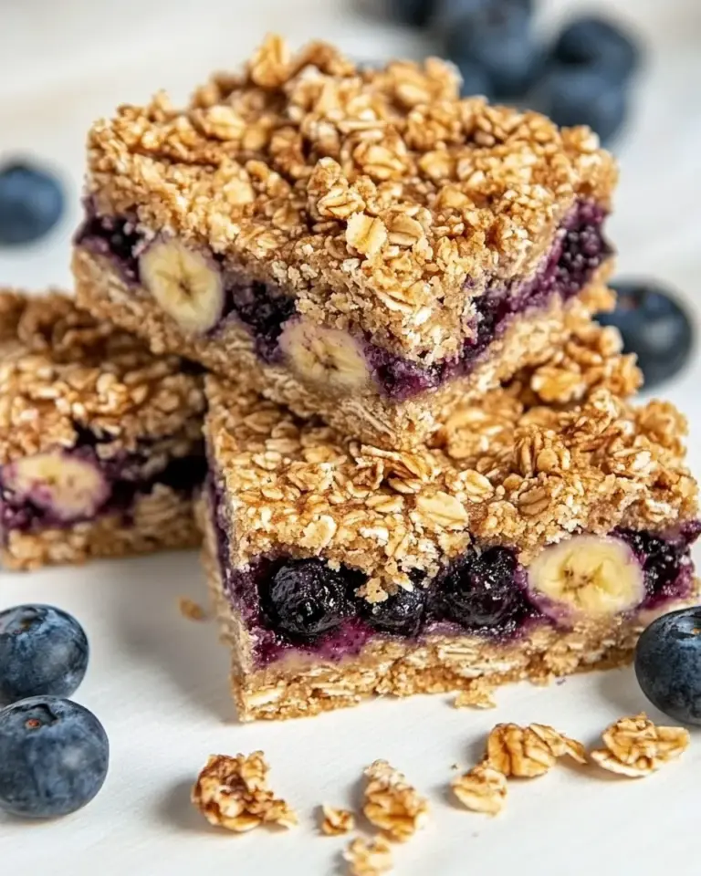 Homemade Banana Blueberry Bars photo