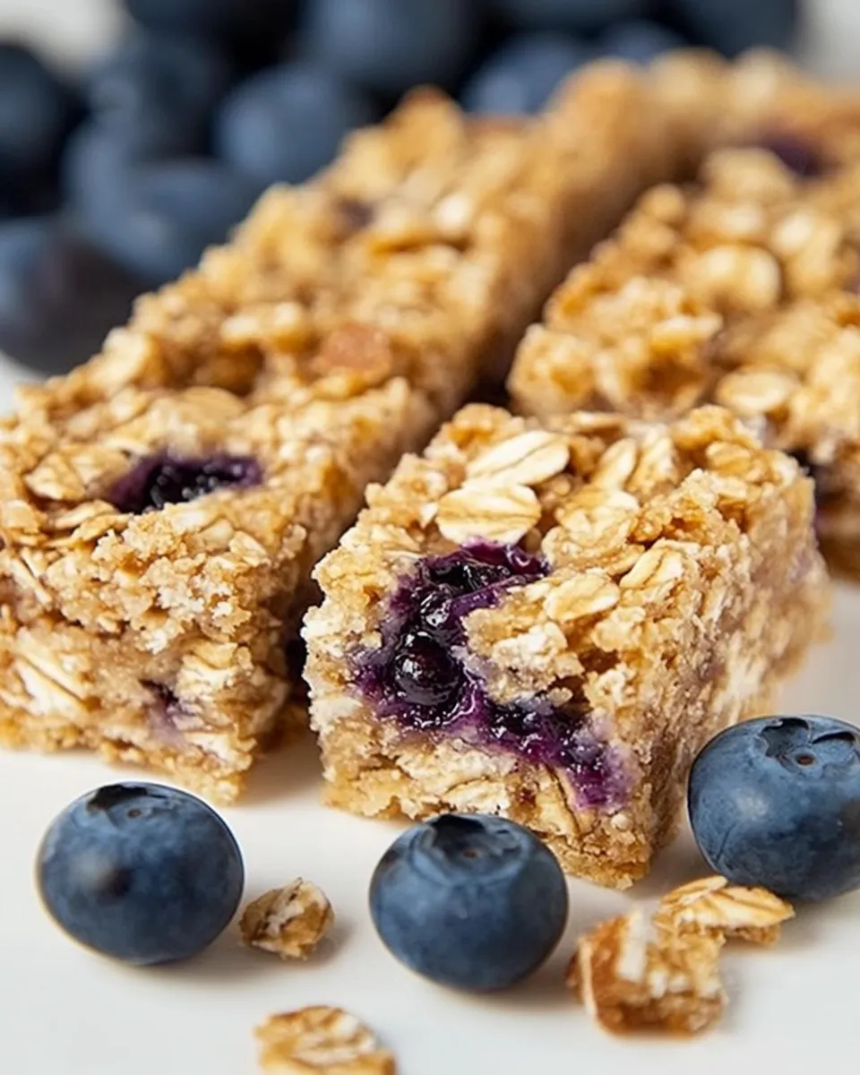 Easy Banana Blueberry Bars recipe photo