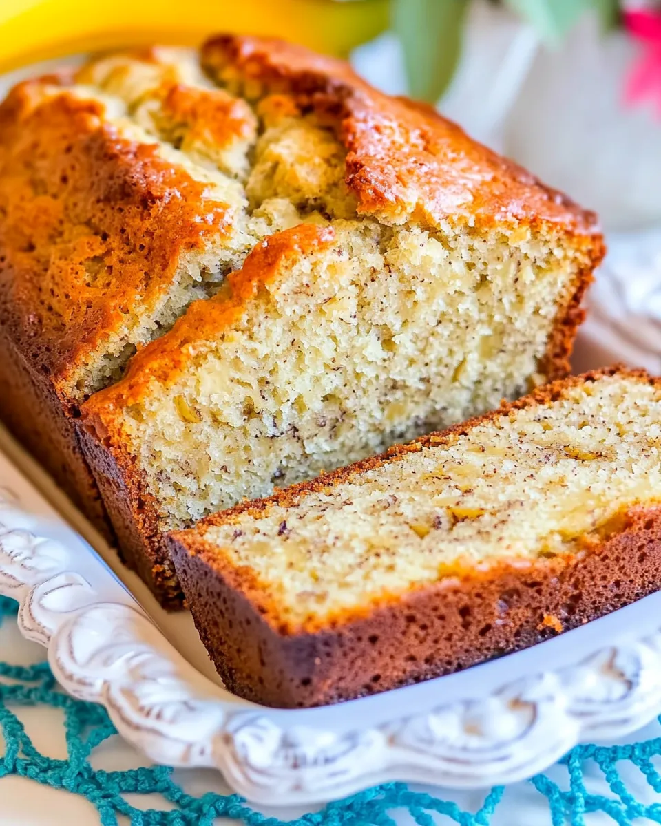 Classic Banana Bread With Sour Cream dish photo