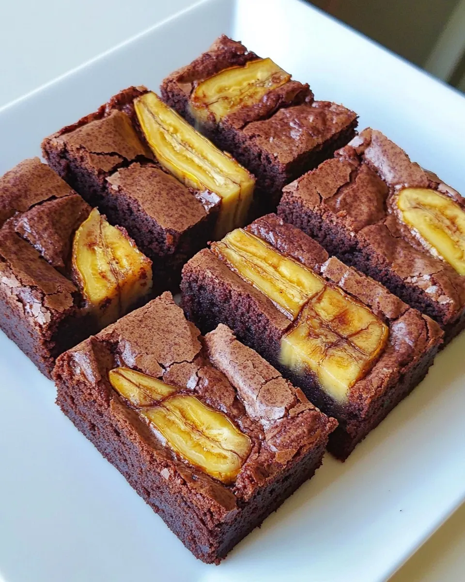 Homemade Banana Brownies photo