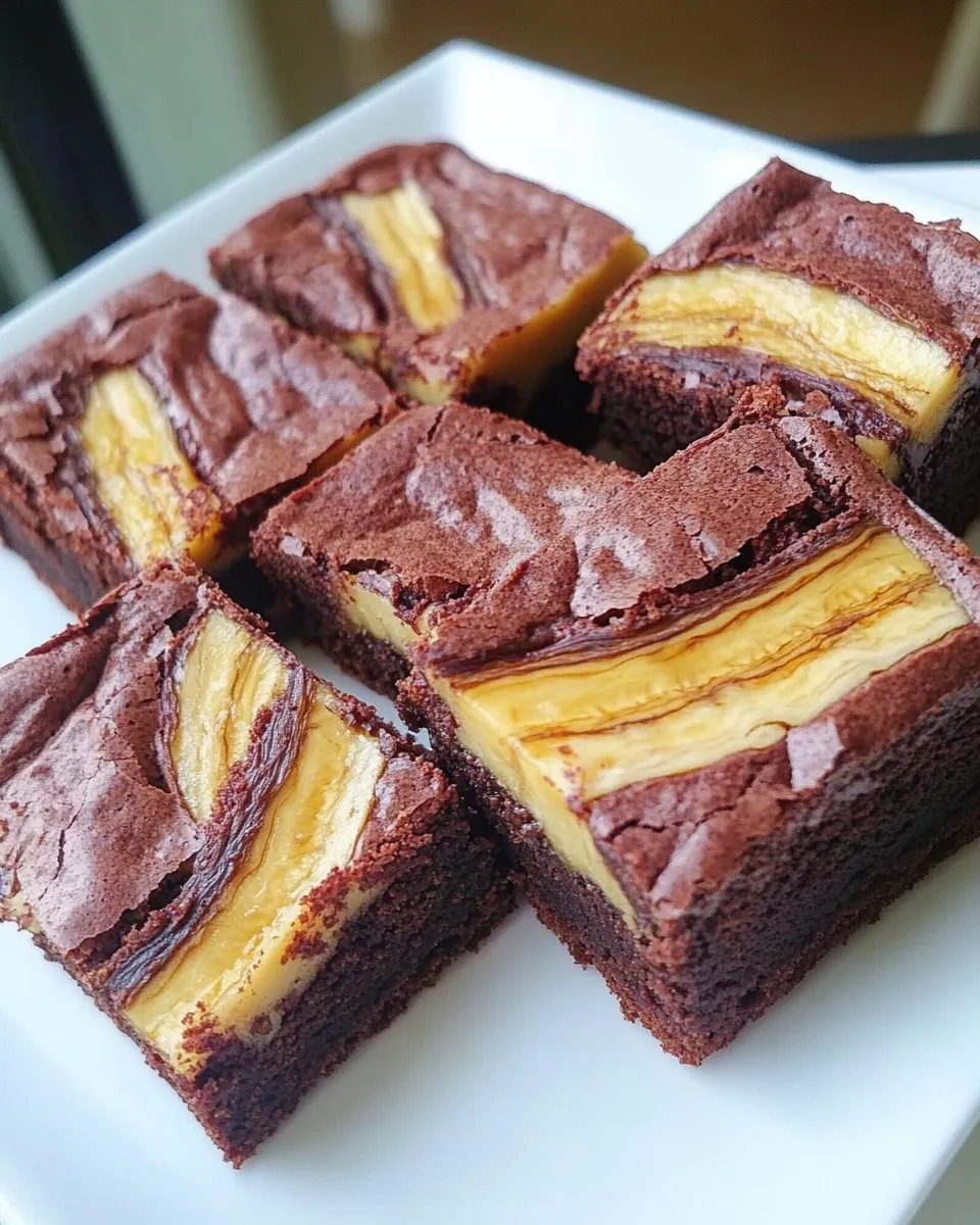 Tasty Banana Brownies shot