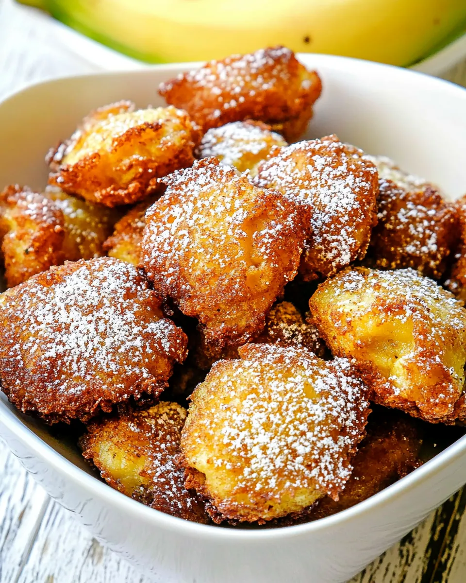 Easy Banana Fritters recipe photo