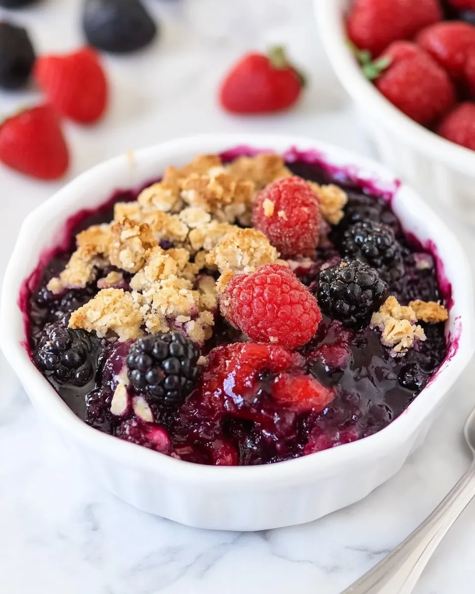 Classic Berry Crumble image