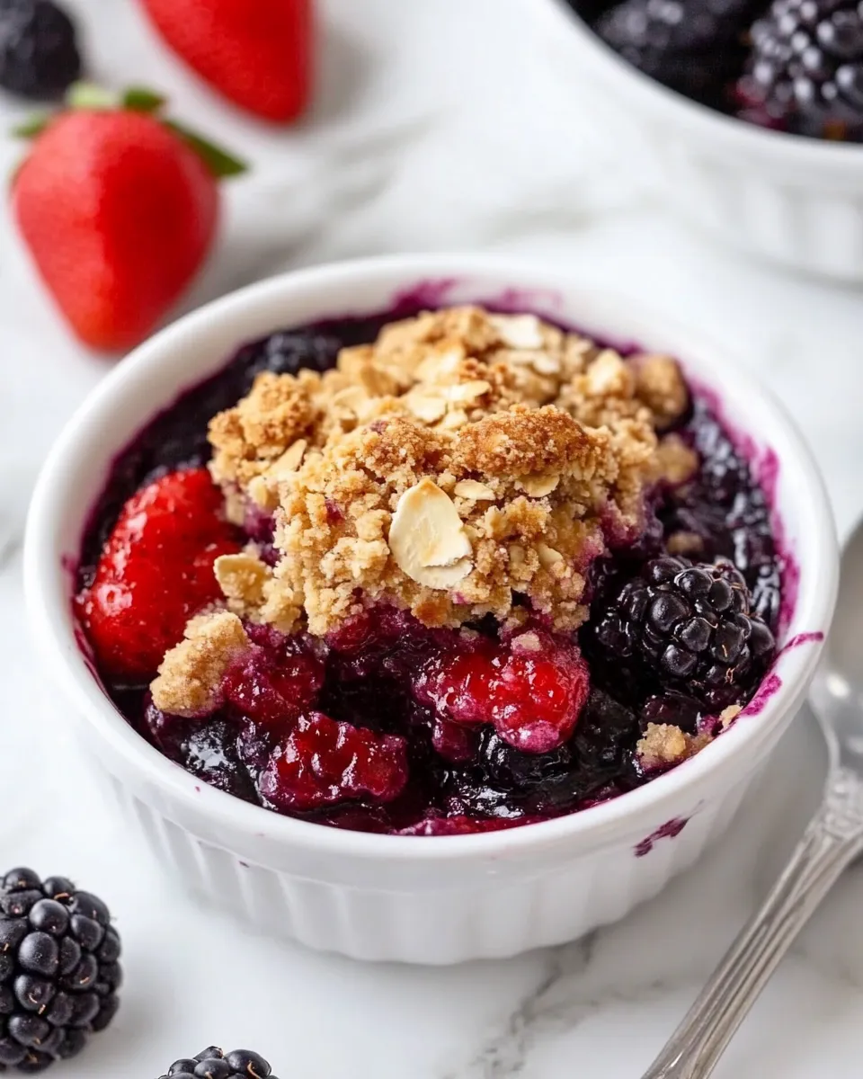 Easy Berry Crumble recipe photo