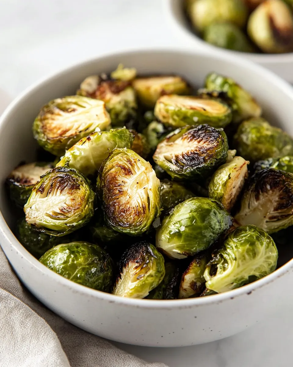 Healthy Best Air Fryer Brussel Sprouts (Fresh or Frozen) recipe photo