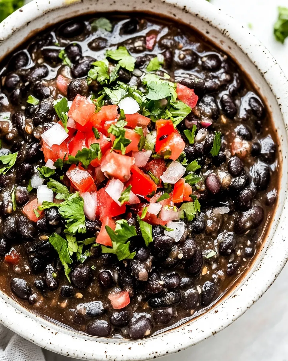 Easy Best Black Bean Recipe shot