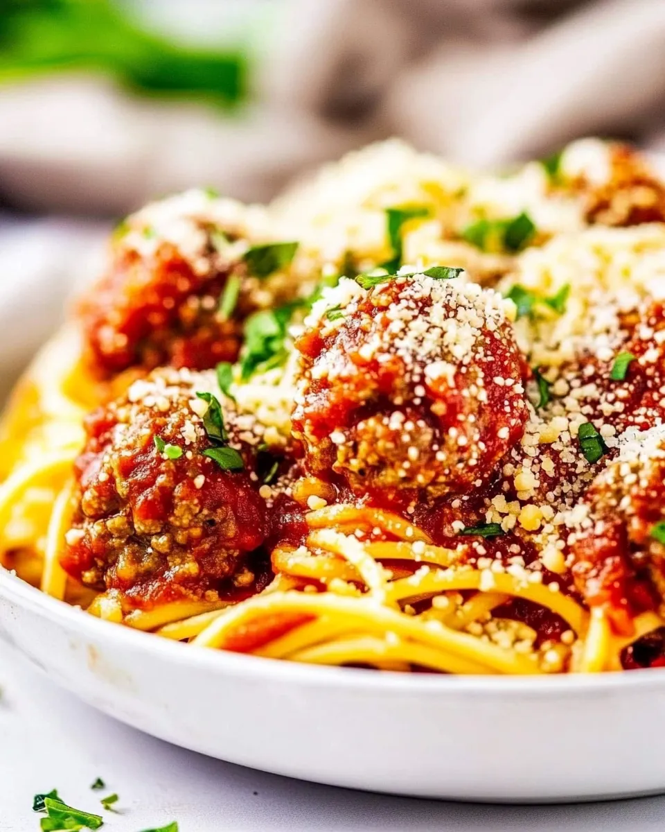 Classic Best Ever Spaghetti and Meatballs image