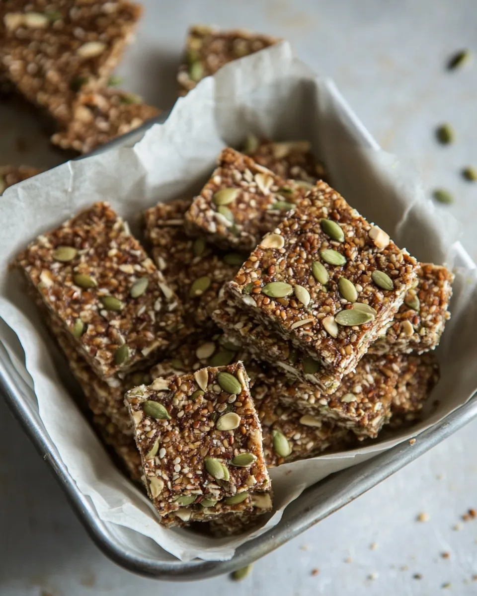 Easy Best Healthier Seeded Crunchies (Easy & Delicious) recipe photo